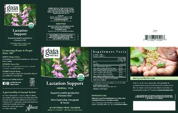Gaia Herbs Lactation Support - herbal supplement