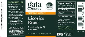 Gaia Herbs Licorice Root - herbal supplement
