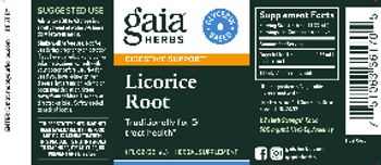 Gaia Herbs Licorice Root - herbal supplement