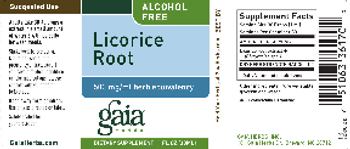 Gaia Herbs Licorice Root - supplement