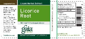 Gaia Herbs Licorice Root - supplement