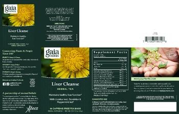 Gaia Herbs Liver Cleanse - herbal supplement