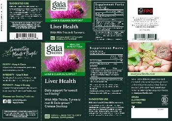 Gaia Herbs Liver Health - herbal supplement