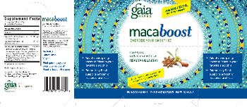 Gaia Herbs MacaBoost Real Vanilla Chai - supplement
