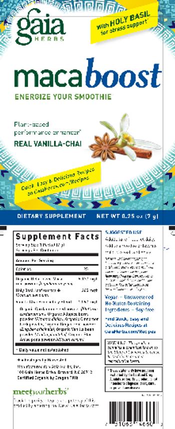 Gaia Herbs MacaBoost Real Vanilla-Chai - supplement