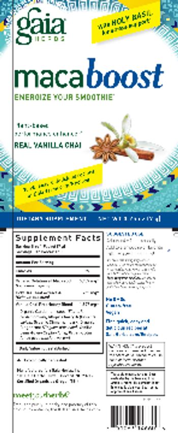 Gaia Herbs MacaBoost Real Vanilla Chai - supplement