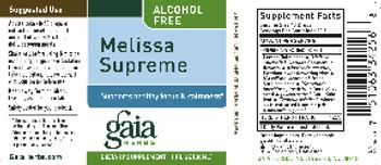 Gaia Herbs Melissa Supreme - supplement