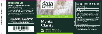Gaia Herbs Mental Clarity - herbal supplement