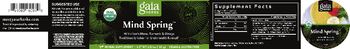 Gaia Herbs Mind Spring - herbal supplement