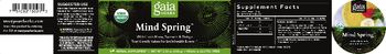 Gaia Herbs Mind Spring - herbal supplement