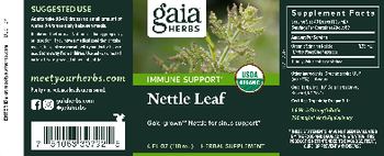 Gaia Herbs Nettle Leaf - herbal supplement