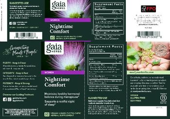 Gaia Herbs Nighttime Comfort - herbal supplement