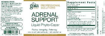 Gaia Herbs Professional Solutions Adrenal Support Liquid Phyto-Caps - supplement