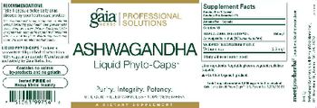 Gaia Herbs Professional Solutions Ashwagandha Liquid Phyto-Caps - supplement