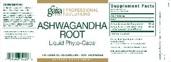 Gaia Herbs Professional Solutions Ashwagandha Root - supplement