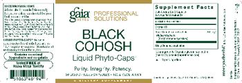 Gaia Herbs Professional Solutions Balck Cohosh Liquid Phyto-Caps - supplement