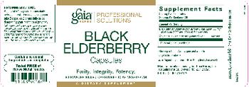 Gaia Herbs Professional Solutions Black Elderberry Capsules - supplement