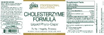 Gaia Herbs Professional Solutions Cholesterzyme Formula Liquid Phyto-Caps - supplement