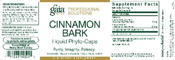Gaia Herbs Professional Solutions Cinnamon Bark Liquid Phyto-Caps - supplement