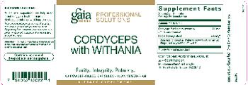 Gaia Herbs Professional Solutions Cordyceps with Withania - supplement
