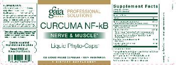 Gaia Herbs Professional Solutions Curcuma NF-kB Nerve & Muscle Liquid Phyto-Caps - supplement