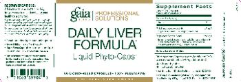 Gaia Herbs Professional Solutions Daily Liver Formula Liquid Phyto-Caps - supplement