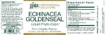 Gaia Herbs Professional Solutions Echinacea Goldenseal Liquid Phyto-Caps - supplement