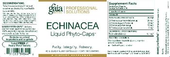 Gaia Herbs Professional Solutions Echinacea Liquid Phyto-Caps - supplement