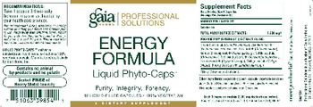 Gaia Herbs Professional Solutions Energy Formula Liquid Phyto-Caps - supplement