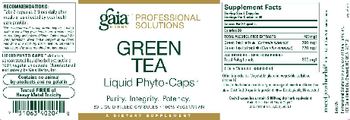 Gaia Herbs Professional Solutions Green Tea Liquid Phyto-Caps - supplement