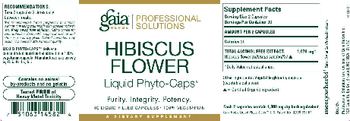 Gaia Herbs Professional Solutions Hibiscus Flower Liquid Phyto-Caps - supplement