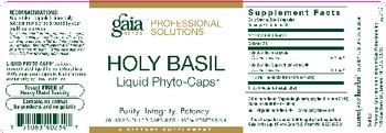 Gaia Herbs Professional Solutions Holy Basil Liquid Phyto-Caps - supplement