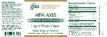 Gaia Herbs Professional Solutions HPA AXIS Daytime Maintenance Liquid Phyto-Caps - supplement