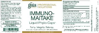 Gaia Herbs Professional Solutions Immuno-Maitke Liquid Phyto-Caps - supplement
