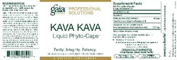 Gaia Herbs Professional Solutions Kava Kava Liquid Phyto-Caps - supplement