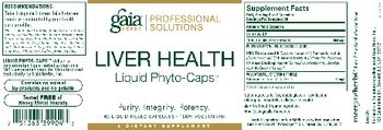 Gaia Herbs Professional Solutions Liver Health Liquid Phyto-Caps - supplement