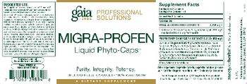 Gaia Herbs Professional Solutions Migra-Profen Liquid Phyto-Caps - supplement