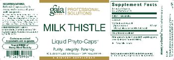 Gaia Herbs Professional Solutions Milk Thistle Liquid Phyto-Caps - supplement