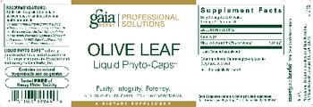 Gaia Herbs Professional Solutions Olive Leaf Liquid Phyto-Caps - supplement