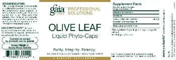 Gaia Herbs Professional Solutions Olive Leaf Liquid Phyto-Caps - supplement