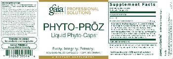 Gaia Herbs Professional Solutions Phyto-Proz Liquid Phyto-Caps - supplement