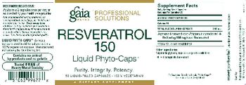 Gaia Herbs Professional Solutions Resveratrol 150 Liquid Phyto-Caps - supplement