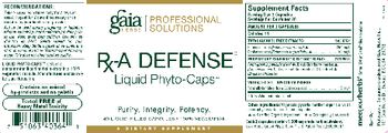Gaia Herbs Professional Solutions Rx-A Defense Liquid Phyto-Caps - supplement