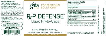 Gaia Herbs Professional Solutions Rx-P Defense Liquid Phyto-Caps - supplement