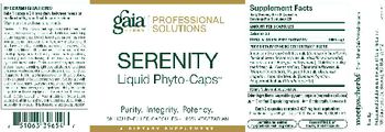 Gaia Herbs Professional Solutions Serenity Liquid Phyto-Caps - supplement