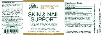 Gaia Herbs Professional Solutions Skin & Nail Support Liquid Phyto-Caps - supplement