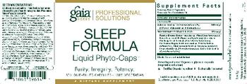 Gaia Herbs Professional Solutions Sleep Formula Liquid Phyto-Caps - supplement