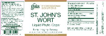 Gaia Herbs Professional Solutions St. John's Wort Liquid Phyto-Caps - supplement