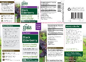 Gaia Herbs RapidRelief Black Elderberry - supplement
