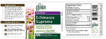 Gaia Herbs RapidRelief Echinacea Supreme - supplement